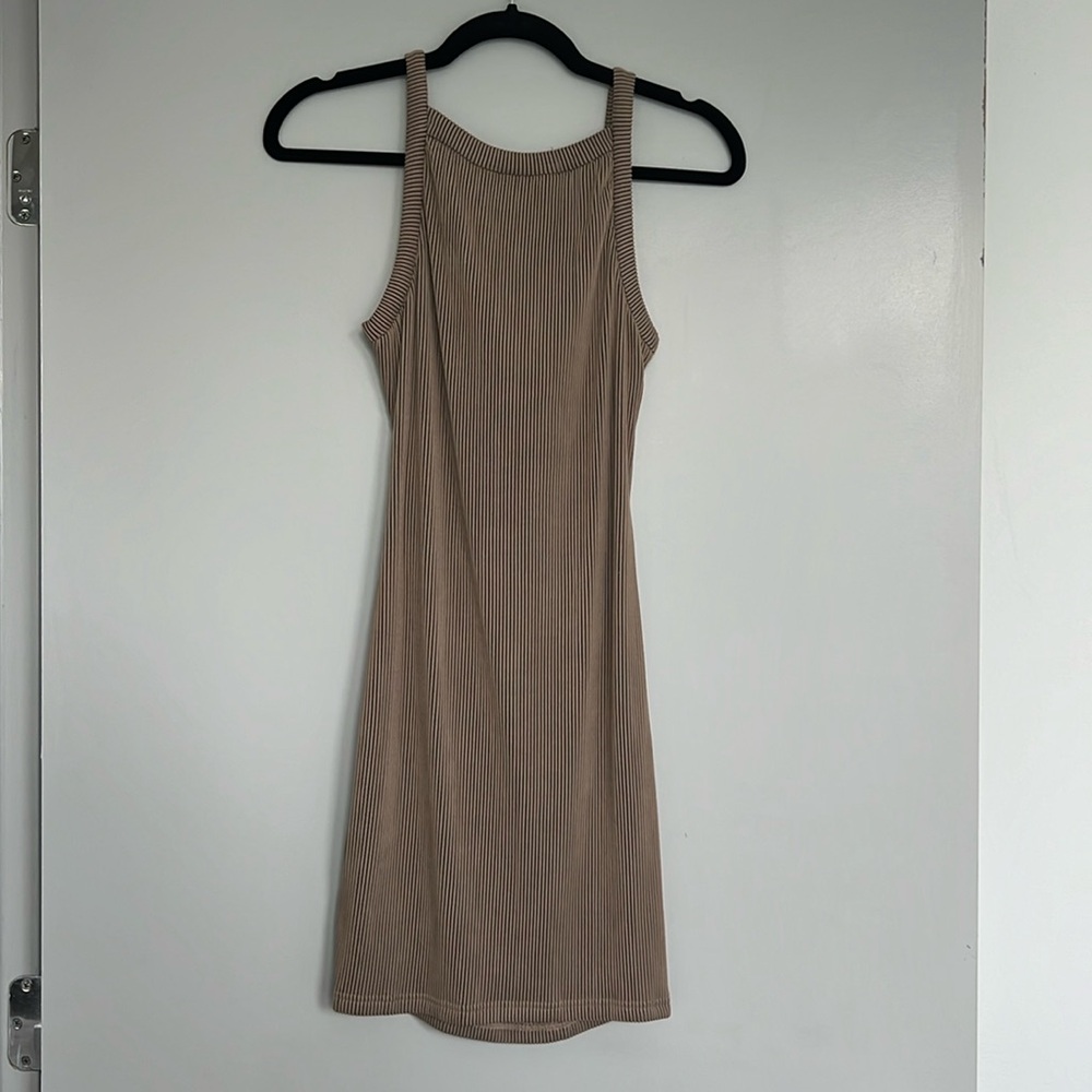 Ribbed Mini Dress